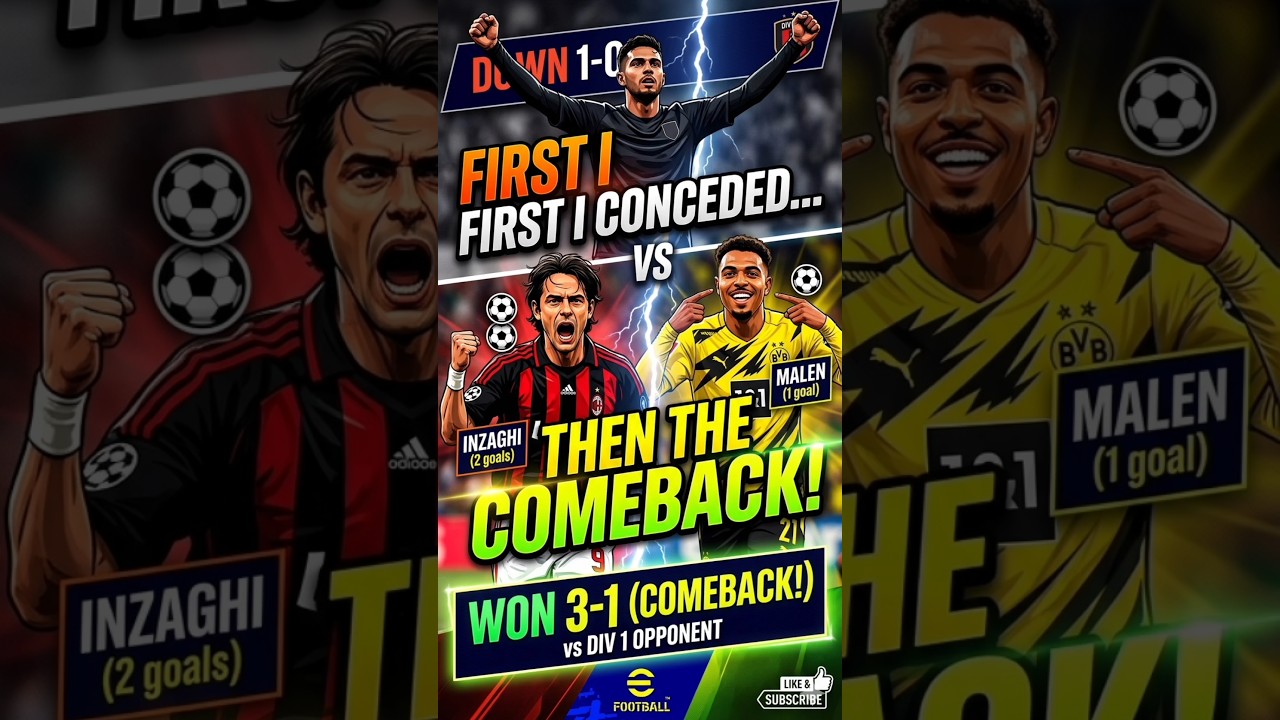 INSANE Hạng 1 Comeback! 🤯 eFootball 2026