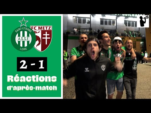 SAINT-ETIENNE - METZ (ASSE-FCM) (2-1) : "ON SERA EN LIGUE 1 ET METZ EN LIGUE 2"