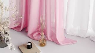 Тюль «Мирела (розовый)» — видео о товаре
