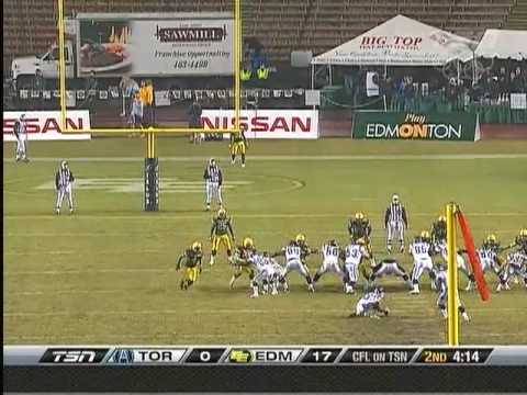 CFL Toronto 10, Edmonton 36 - October 30, 2009