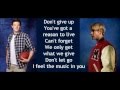 Glee - You Get What You Give (lyrics)