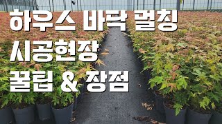 유럽방식 그대로! 바닥멀칭 시공현장 공개 잡초걱정 없습니다! JB가든센터_대림묘목농원