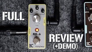 Video thumbnail for EX ENO AD-6 Analog Delay Pedal (t-cube series) FULL REVIEW/DEMO by Guns and Guitars