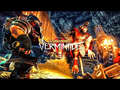 Outcast Engineer + New Weapon Showcase (Cog Hammer/Masterwork Pistol)｜Vermintide 2