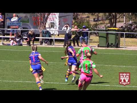 2017 Newcastle RL Minor Semi Final Ladies League Tag Highlights - Lakes United v Western Suburbs