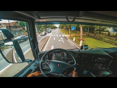 Driving Scania  POV - Lamorlaye/Chantily France