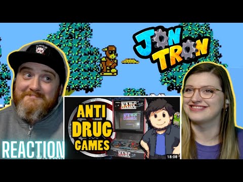 "Anti Drug Games" @JonTronShow | HatGuy & Nikki react