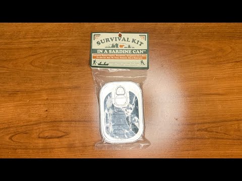 Survival Kit In A Sardine Can