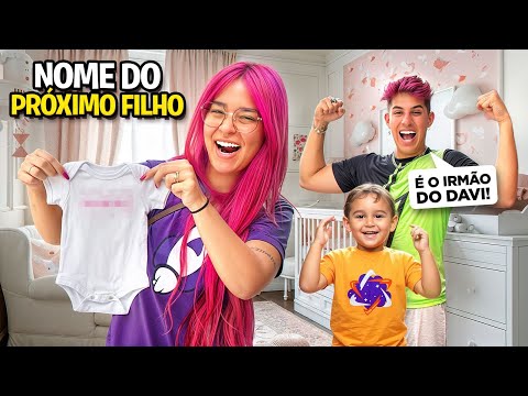 REVELEI O NOME DO NOSSO PRÓXIMO FILHO* é gravidez?
