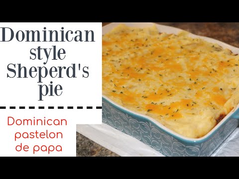 Dominican style pastelon | Dominican sheperd's pie| Recipes with Ros Emely