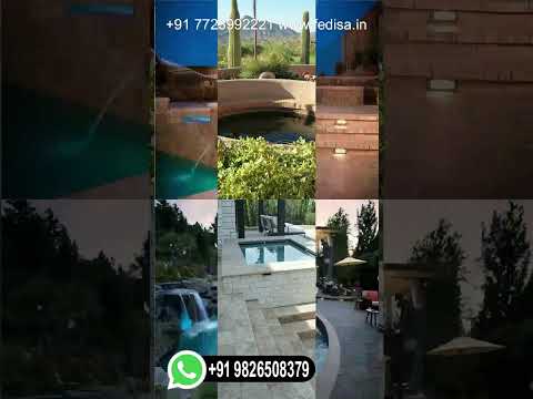 オリジナルのスイミングプール - 素晴らしいデザインを作成するためのアイデアとヒント!  庭園