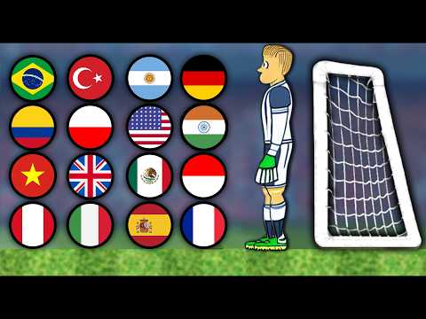 BEAT THE KEEPER | Marble Soccer Race Tournament