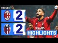 MILAN-BOLOGNA 2-2 | HIGHLIGHTS | Three penalties in a crazy game at San Siro | Serie A 2023/24