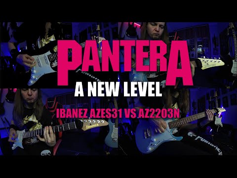 Pantera - A new level of strat! Ibanez AZES31 vs AZ2203n #pantera #ibanez