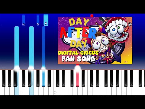 DAY AFTER DAY by RecD - Amazing Digital Circus (Piano Tutorial)