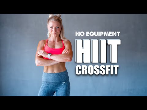 15 MIN CROSSFIT ® WORKOUT AT HOME - HIIT WORKOUT - no equipment - growingannanas