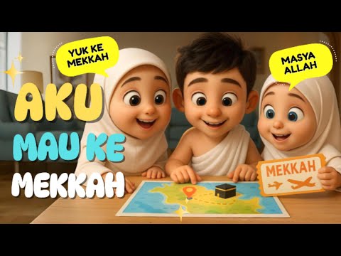 Aku Mau ke Mekkah – Lagu Anak Islami Edukatif | Animasi 3D Tentang Haji & Umrah