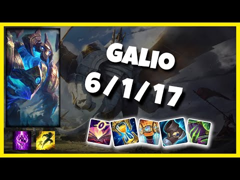 Galio vs Azir KOREAN Challenger MID (6/1/17) - v11.3