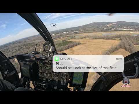 OH-6 Helicopter Autorotation in Alabama.
