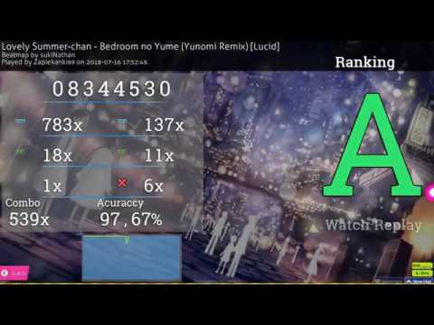 osu! Lovely Summer-chan Bedroom no Yume (Yunomi Remix)