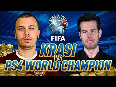 Krasi vs The PS4 World Champion of FIFA 17 - Epic FIFA 17 Ultimate Team Battle