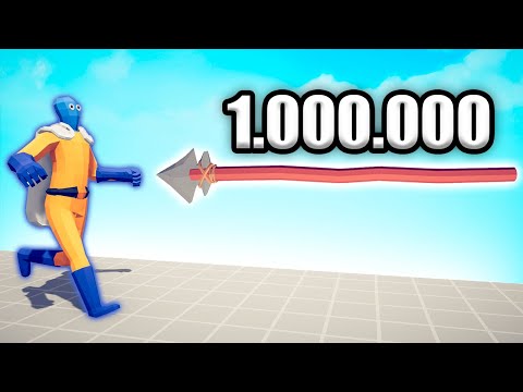 1.000.000 DAMAGE SPEAR THROWER vs UNITS - TABS | Totally Accurate Battle Simulator 2025