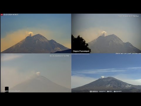 Multiview Camaras En Vivo #volcan #popocatépetl San Matias Tlalancaleca