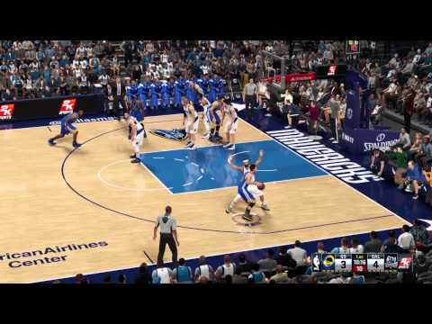 NBA 2K16  🏀Warriors vs Mavericks🏀 #PREASEASON# 101@122 👎