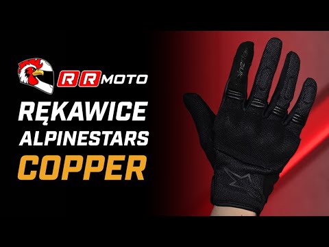 ALPINESTARS COPPER _ lekkie miejskie rękawice motocyklowe