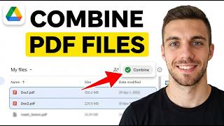 How to Combine PDF Files in Google Drive 2026 (Simple Step)