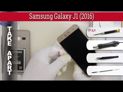 How to disassemble 📱 Samsung Galaxy J1 (2016) SM-J120 Take apart Tutorial