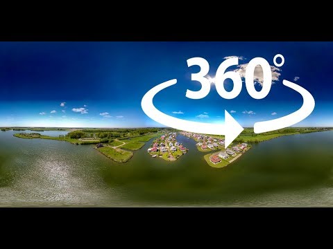 360º VR foto van bungalowpark in Bernisse boven de Stompaardseplas