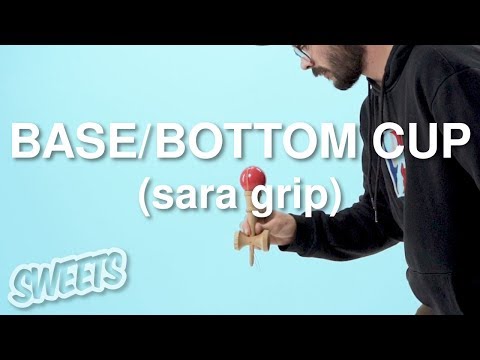 How to BASE/BOTTOM CUP (Sara Grip) - Kendama Trick Tutorial - Sweets Kendamas