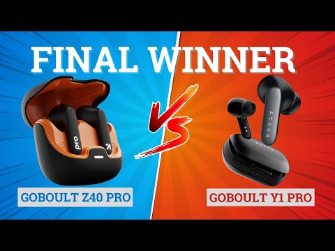 Thumbnail for GoBoult Z40 Pro vs GoBoult Y1 Pro 🔥 Best for Music, Bass & Gaming⚡Best Earbuds Under 1500