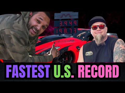 Ryan Martin Sets the FASTEST U.S. Record in Fireball Camaro — 3.94 Seconds on 28x10.5 Tires