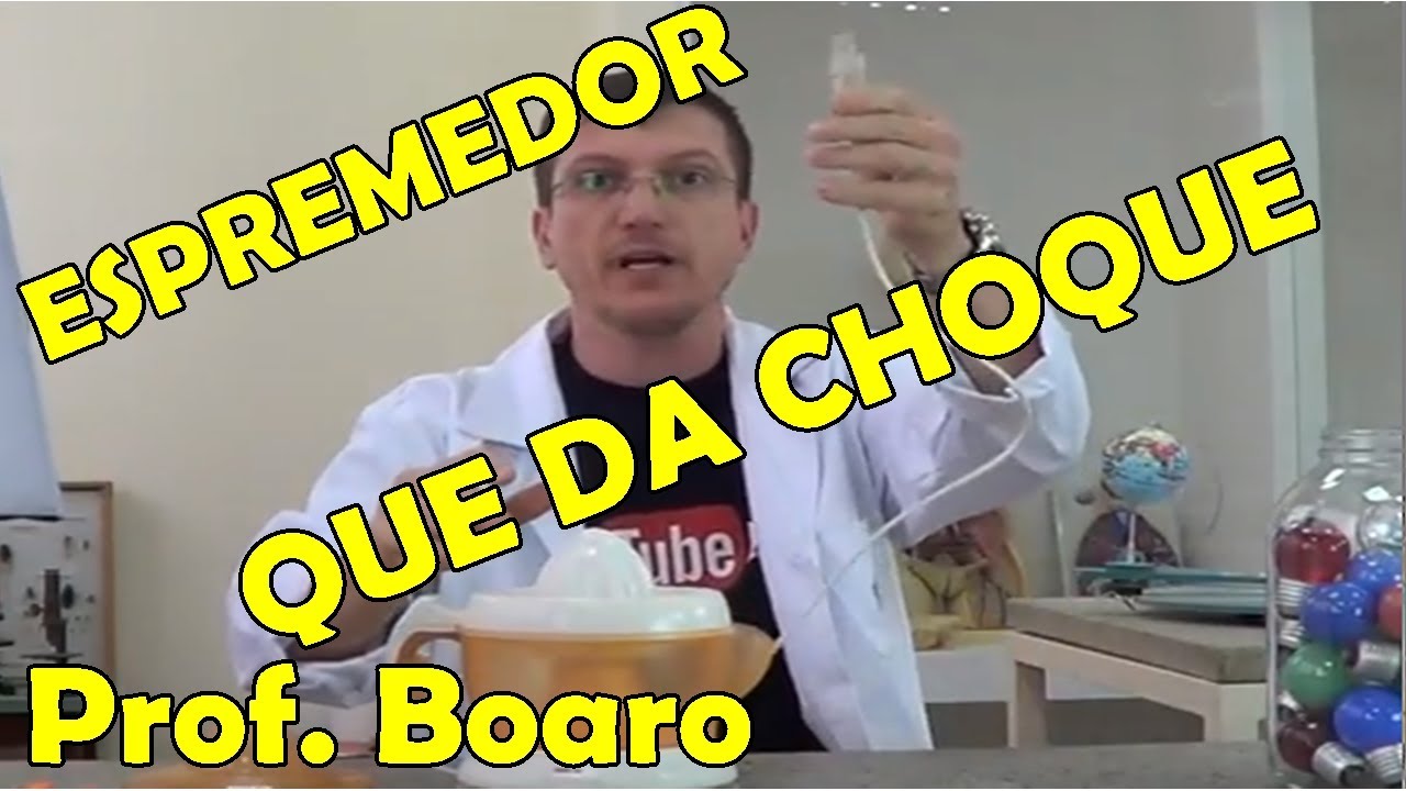 ACENDENDO LÂMPADAS COM ESPREMEDOR DE LARANJA - EXPERIÊNCIA DE FÍSICA - Prof  Boaro