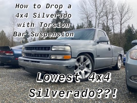 How to Lower 4x4 Silverado with Torsion Bar Suspension