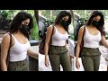 Janhvi Kapoor Attractive Look In White Top Spotted Outside At Gym Life Andhra Tv