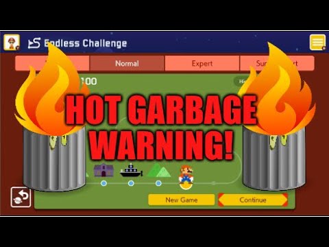 Super Mario Maker 2 Endless Challenge Normal, Challenge Ends If I Die! (Practice/Main Attempt)