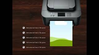 Canva video template for A4 printables
