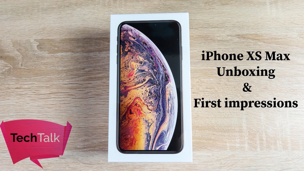 iPhone XS Max Unboxing & Setup Gold 64GB