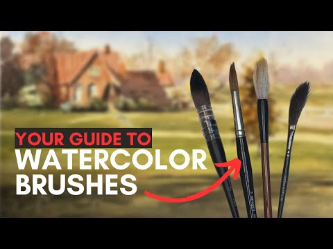 How to Use Watercolor Brushes & My 3 Most Affordable Brushes