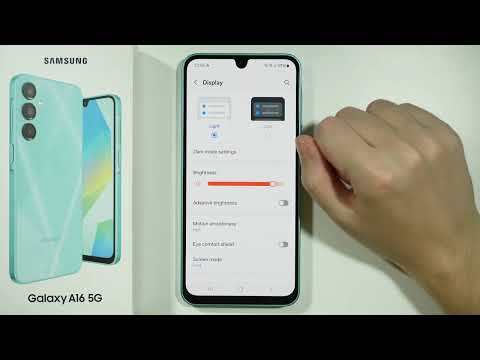 How to Find & Manage Display Settings on Samsung Galaxy A16 5G