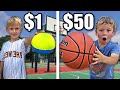 $1 VS $50 BASKETBALLS *Which is better*