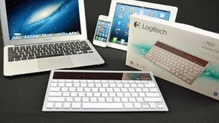 Video thumbnail for Logitech Wireless Solar Keyboard K760 (Mac, iPhone, iPad): Unboxing & Review by DetroitBORG