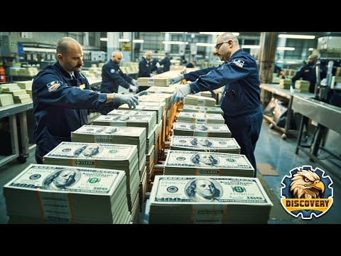 How It's Made American Dollar | US $100 Dollar Bill Production Process