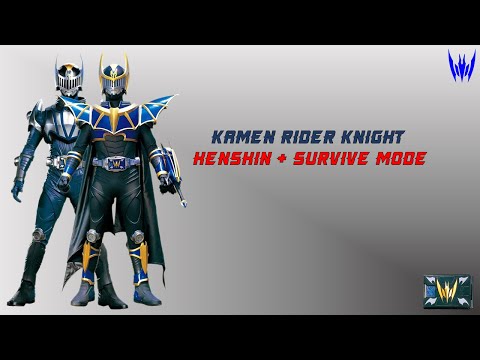 Kamen Rider Knight (Shinji) Henshin + Survive Mode