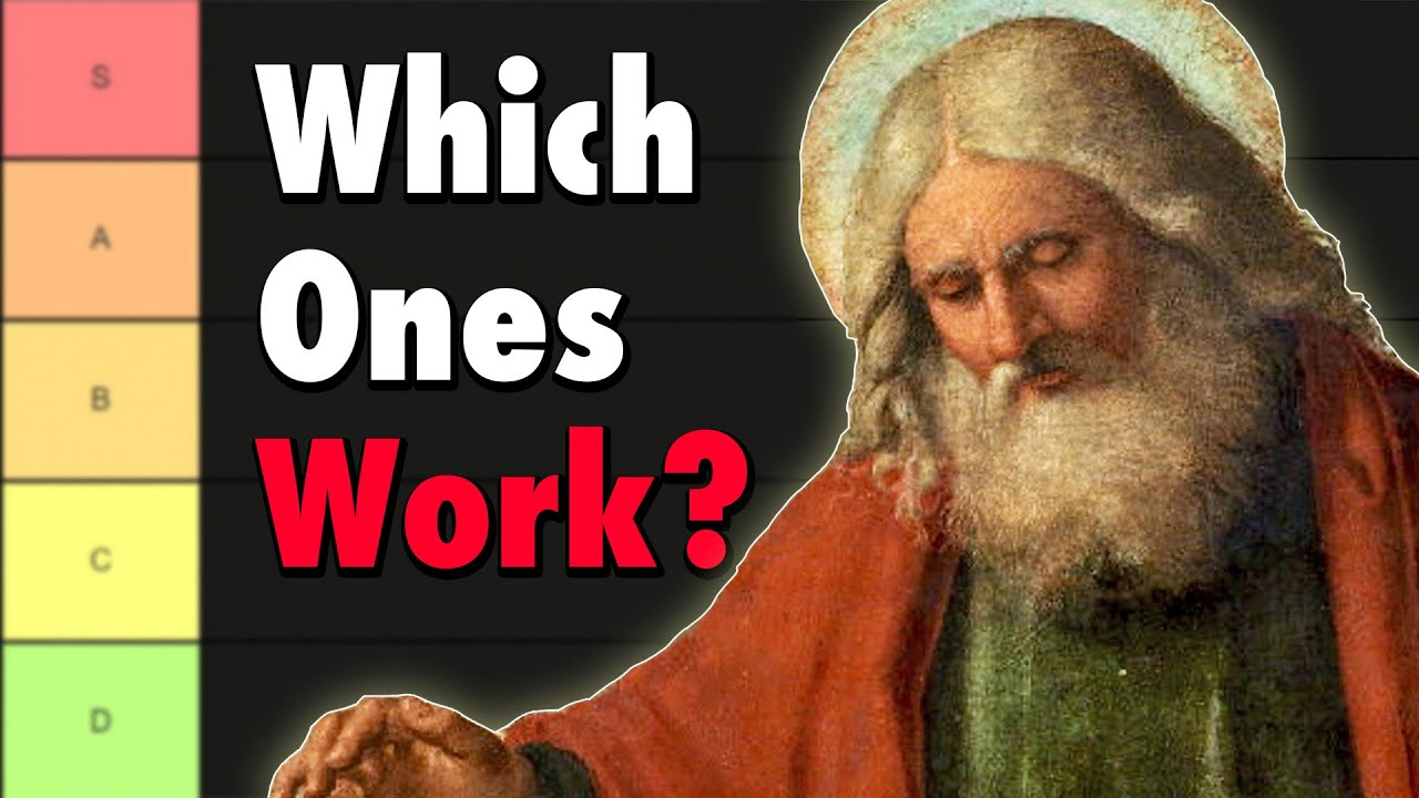 Arguments For God's Existence Tier List