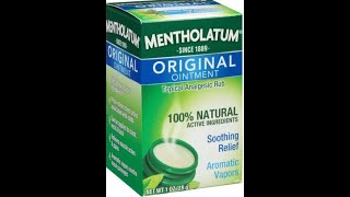 Mentholatum Original Topical Analgesic Ointment Rub, 1 oz