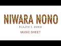 Niwara Nono Arr Blasto S Ooko Music Sheet